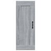 vidaXL Hanging Cabinet Grey Sonoma 35x34x90 cm Engineered Wood