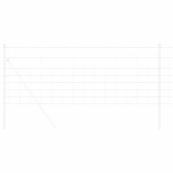 vidaXL Wild Fence Hot Dip Galvanized 1000 x 80 x 0.18 cm Iron