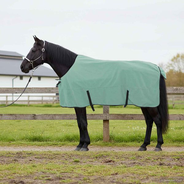vidaXL Horse Blanket Special Green Polyester