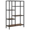 vidaXL Book Shelf 80x30x120 cm Steel and Engineered Wood