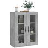vidaXL Wall Mounted Cabinet Concrete Grey 69.5x34x90 cm Engineered Wood