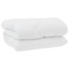 vidaXL Winter Duvet with Pillow 3 pcs White Microfiber
