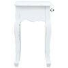 vidaXL Bedside Cabinet White 40x30x50.5 cm Wood