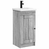vidaXL Bathroom Vanity with Sink Grey Sonoma 42 x 40 x 84.5 cm