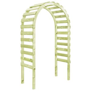 vidaXL Pergola | Natural Wood | Treated Pinewood | Standard | Decorative Inlays