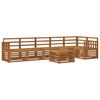 vidaXL Outdoor Sofa Set 7 pcs Natural Polyester