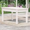 vidaXL Garden Bench White 80x44x45 cm Solid Wood Pine