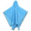 vidaXL Rain Poncho with Hood 2-in-1 Design Blue 223x145 cm