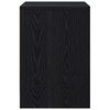 vidaXL Bedside Cabinet with Drawer Black 40x34x50 cm