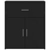 vidaXL Sideboard Black 60x31x70 cm Engineered Wood
