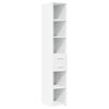 vidaXL Slim Storage Cabinet White 30x42.5x225 cm Engineered Wood