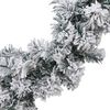 vidaXL Christmas Garland with LED Lights Green 10 m PVC