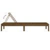 vidaXL Sun Lounger Honey Brown 199.5x60x74 cm Solid Wood Pine
