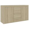 vidaXL Sideboard Sonoma Oak 120x36x69 cm Engineered Wood