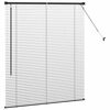 vidaXL Venetian Blinds Height Adjustable Black 130 x 120 cm Aluminium