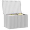 vidaXL Garden Storage Box Grey 149x99x93 cm