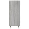vidaXL Bookcase Grey Sonoma 69.5x32.5x90 cm Engineered Wood