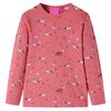 Kids' Pyjamas with Long Sleeves Old Pink 140