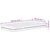 vidaXL Foam Mattress White 90x190 cm Hardness H2 H3