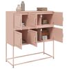 vidaXL Sideboard Pink 100.5x39x107 cm Steel