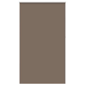 vidaXL Roller Blind Blackout Coffee 120x210 cm Fabric Width 116.6 cm Polyester