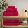vidaXL Premium Towels SOLUND 2 pcs Red 100x200 cm 600 gsm