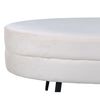 Venture Home Ottoman Otto 100x40x41 cm Velvet Off-white