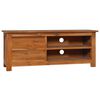 vidaXL TV Cabinet | Natural Teak | Solid Teak Wood | Medium