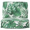 vidaXL Pallet Cushion Set Floral 2 pcs Leaf pattern 60 x 60 x 12 cm