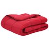 vidaXL 3 Piece Winter Duvet Set Fabric Burgundy 240x220/60x70 cm