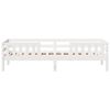 vidaXL Bed Frame White 80x200 cm Solid Wood Pine