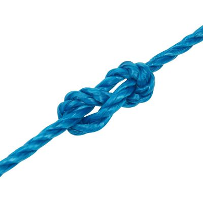 vidaXL Work Rope Blue 3 mm 50 m Polypropylene