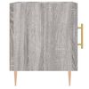 vidaXL Bedside Cabinets 2 pcs Grey Sonoma 40x40x50 cm Engineered Wood