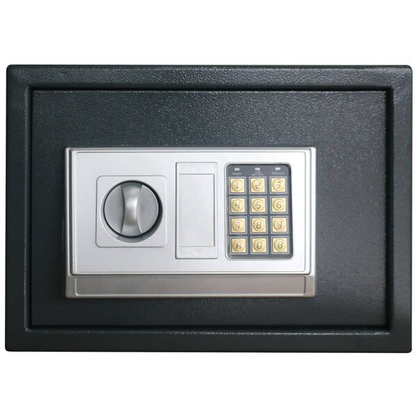 vidaXL Electronic Digital Safe with Shelf 35x25x25 cm
