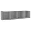 vidaXL 4 Piece TV Cabinet Set Concrete Grey Engineered Wood