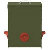 vidaXL Chicken Feeder Olive Green 32.5 x 20.5 x 43 cm