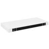 vidaXL Floating Wall Shelves 4 pcs High Gloss White 50x23x3.8 cm MDF