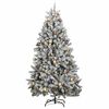 vidaXL Artificial Hinged Christmas Tree 300 LEDs & Ball Set 300 cm