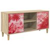 vidaXL TV Cabinet AACHEN 102 x 33 x 50 cm Sonoma Engineered Wood