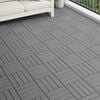 vidaXL Decking Tile 3D Design 11 pcs Grey 30 x 30 cm WPC