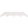 vidaXL Pallet Bed without Mattress White Small Double Solid Wood