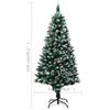vidaXL Artificial Christmas Tree with LEDs&Ball Set&Pinecones 150 cm