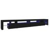 vidaXL TV Cabinet with LED Lights Black 290x36.5x40 cm