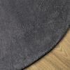 vidaXL Rug HUARTE Short Pile Soft and Washable Anthracite Ø 200 cm
