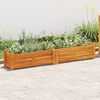 vidaXL Garden Raised Bed Acacia Wood 150x30x25 cm