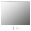 vidaXL Wall Frameless Mirror with LED Lights Rectangular Glass