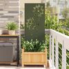 vidaXL Garden Privacy Screen Olive green 50 x 140 cm Cold-rolled steel
