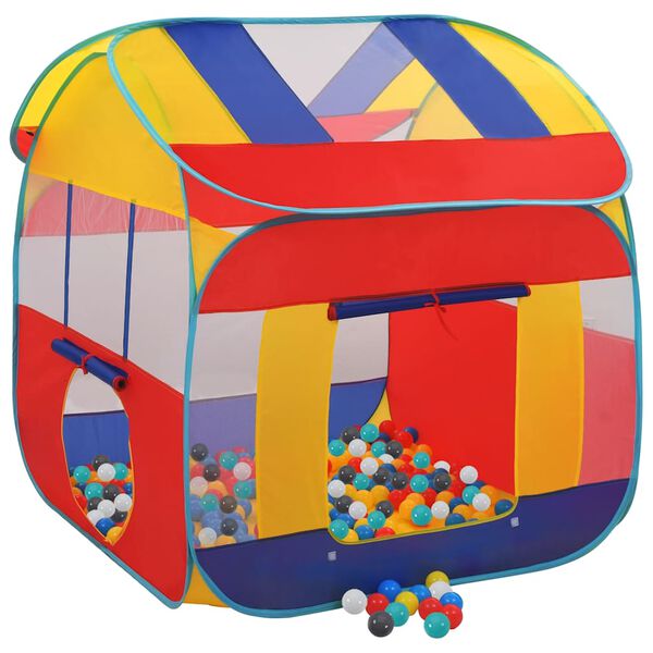 vidaXL Play Tent with 550 Balls 123x120x126 cm