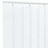vidaXL Door Curtain Transparent 200 mmx1.6 mm 10 m PVC