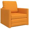 vidaXL Sofa Bed Dark Yellow 74 x 77 x 81 cm Velvet